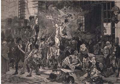 The Conquerors of the Bastille by Francois Flameng